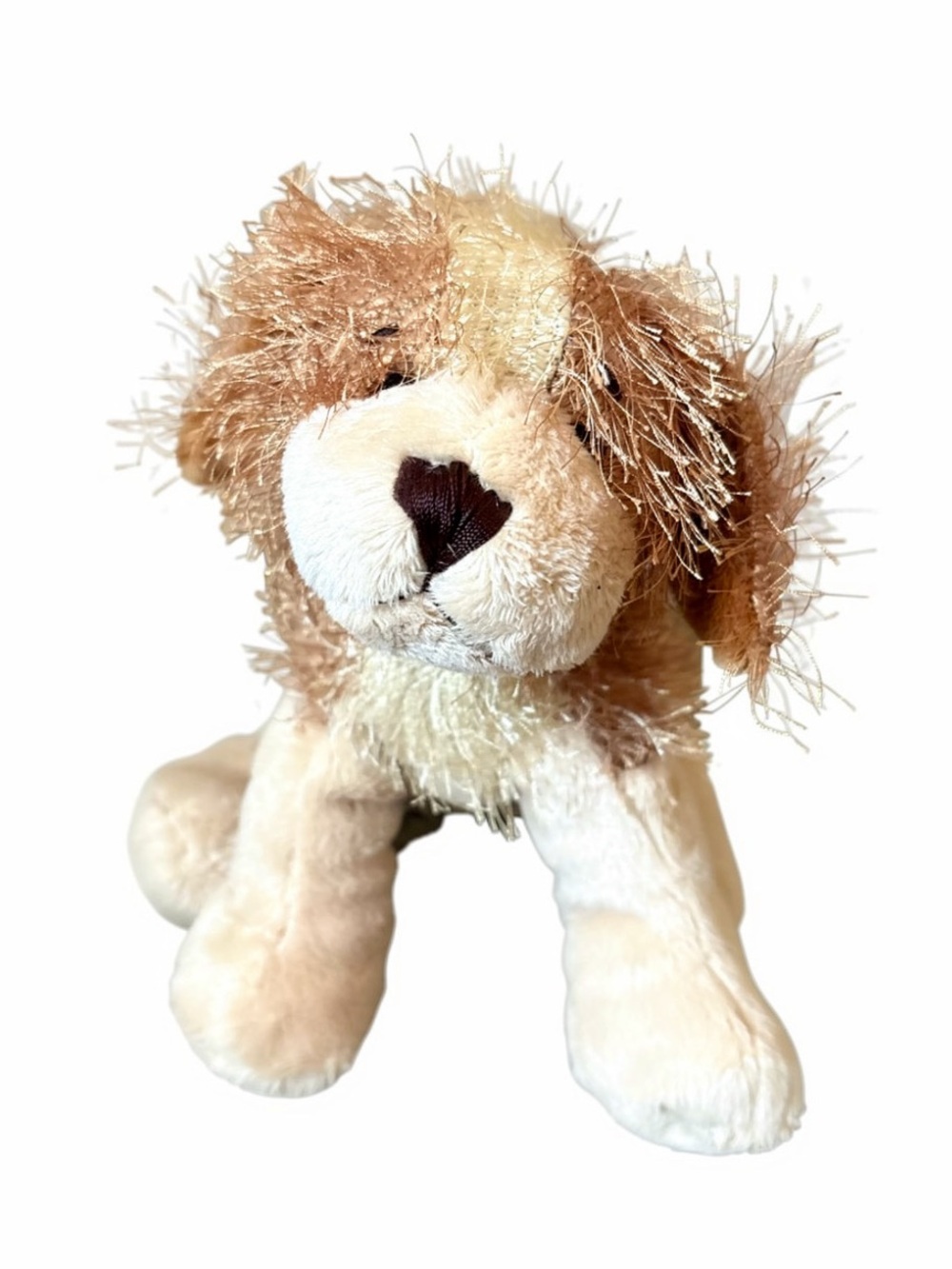 Ganz Webkinz Cocker Spaniel Dog Plush Brown Shaggy Hair Without Codes Retired